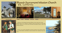 Desktop Screenshot of blessedsacrament-elk.org